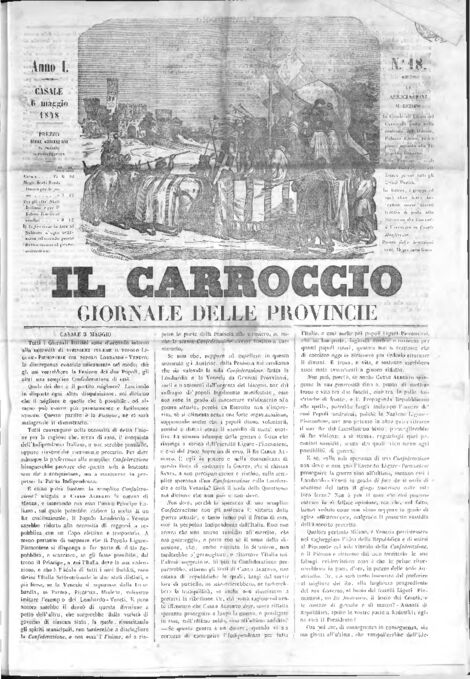 Il Carroccio - Edizione 18 del 06/05/1848